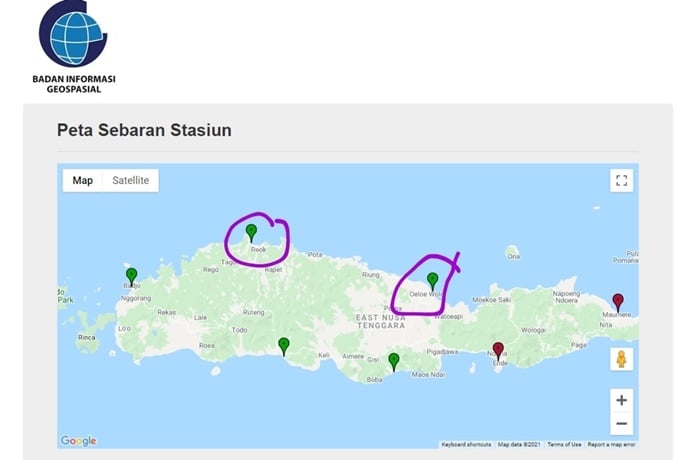 Gempa Bumi Larantuka, Ini Lokasi Pencatat Tsunami di Marapokot